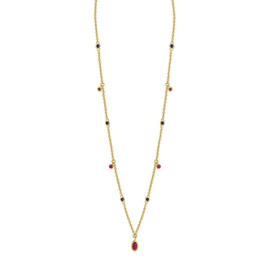Aria Berry Bead Gala Necklace - Zen Diamond India