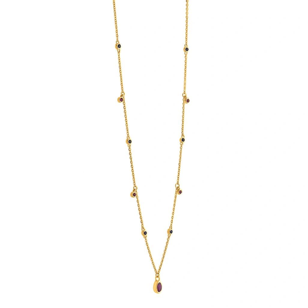 Aria Berry Bead Gala Necklace - Zen Diamond India