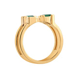 Aria Emerald Mosaic Band - Zen Diamond India