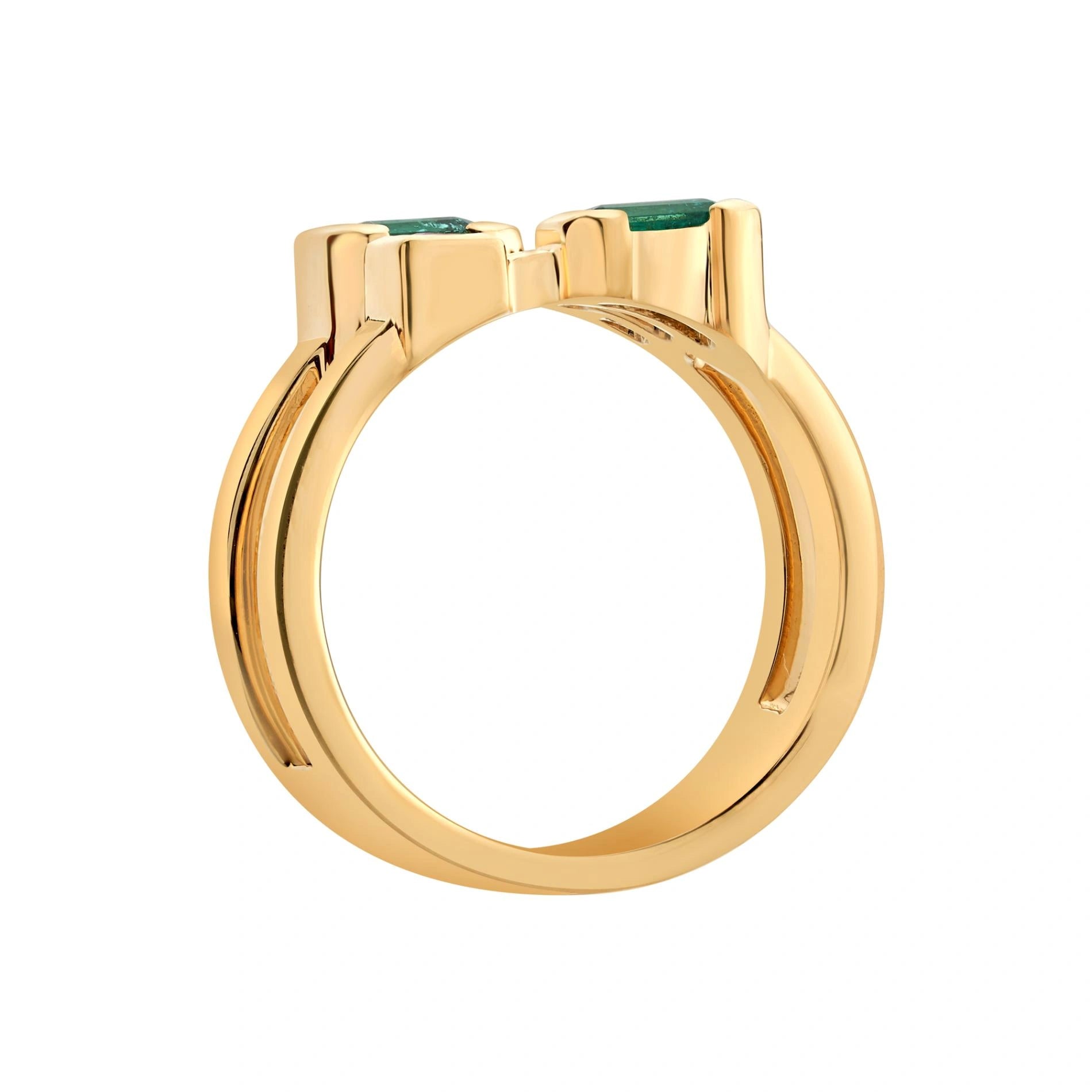 Aria Emerald Mosaic Band - Zen Diamond India