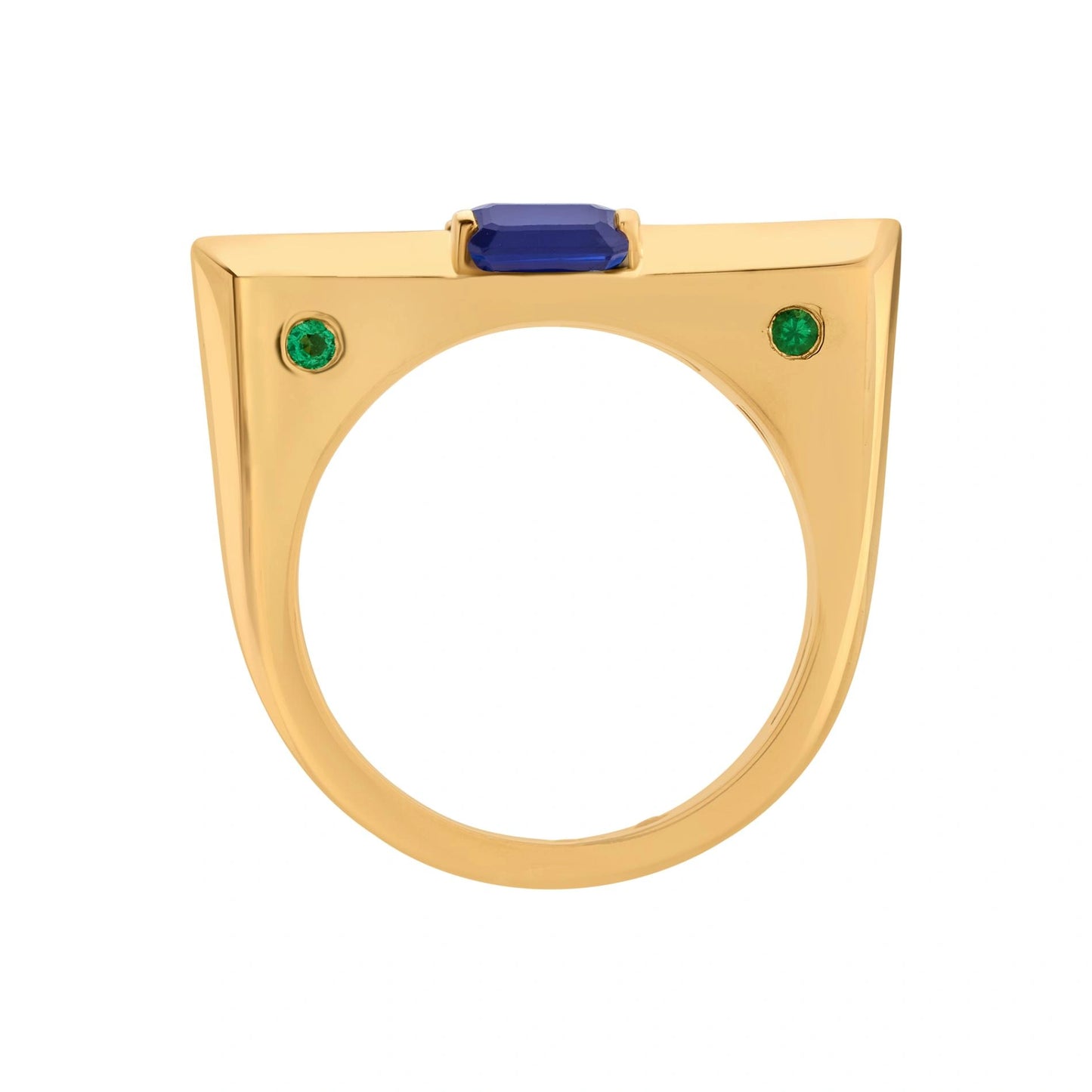 Aria Sapphire Beam Ring - Zen Diamond India