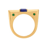 Aria Sapphire Beam Ring - Zen Diamond India