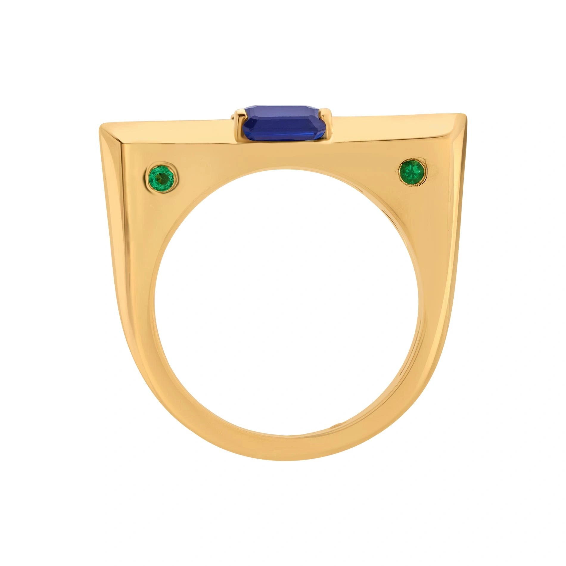 Aria Sapphire Beam Ring - Zen Diamond India