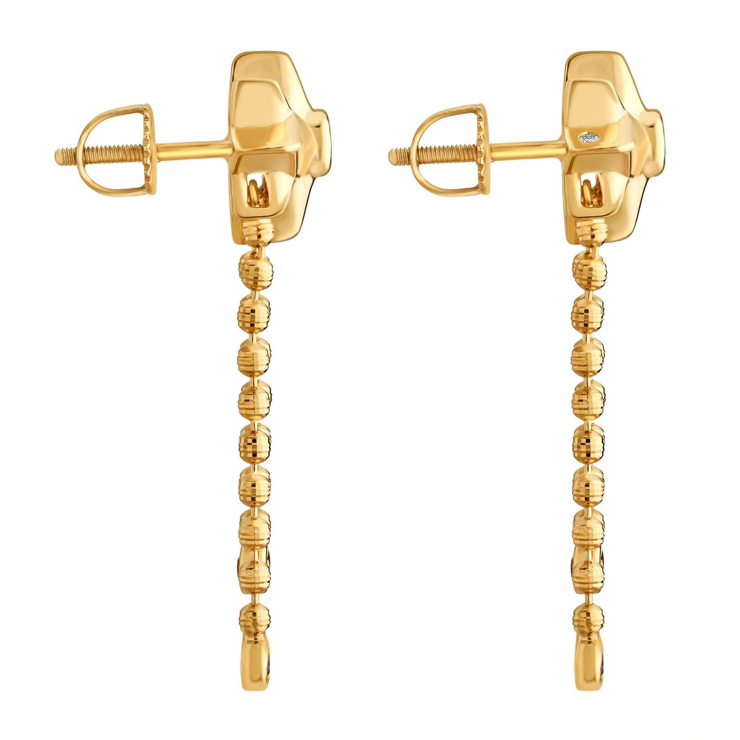 Aria Solar Starburst Drop Earrings - Zen Diamond India