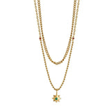 Aria Gilded Star Layer Necklace - Zen Diamond India