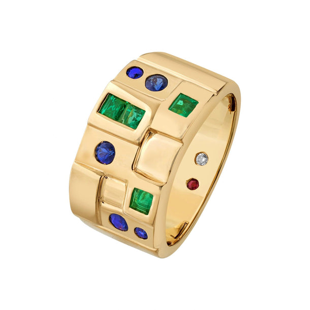 Aria Geometric Tile Band - Zen Diamond India
