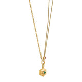 Aria Hexa - Gem Charm Necklace - Zen Diamond India