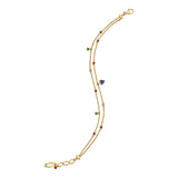 Aria Celeste Charm Bracelet - Zen Diamond India