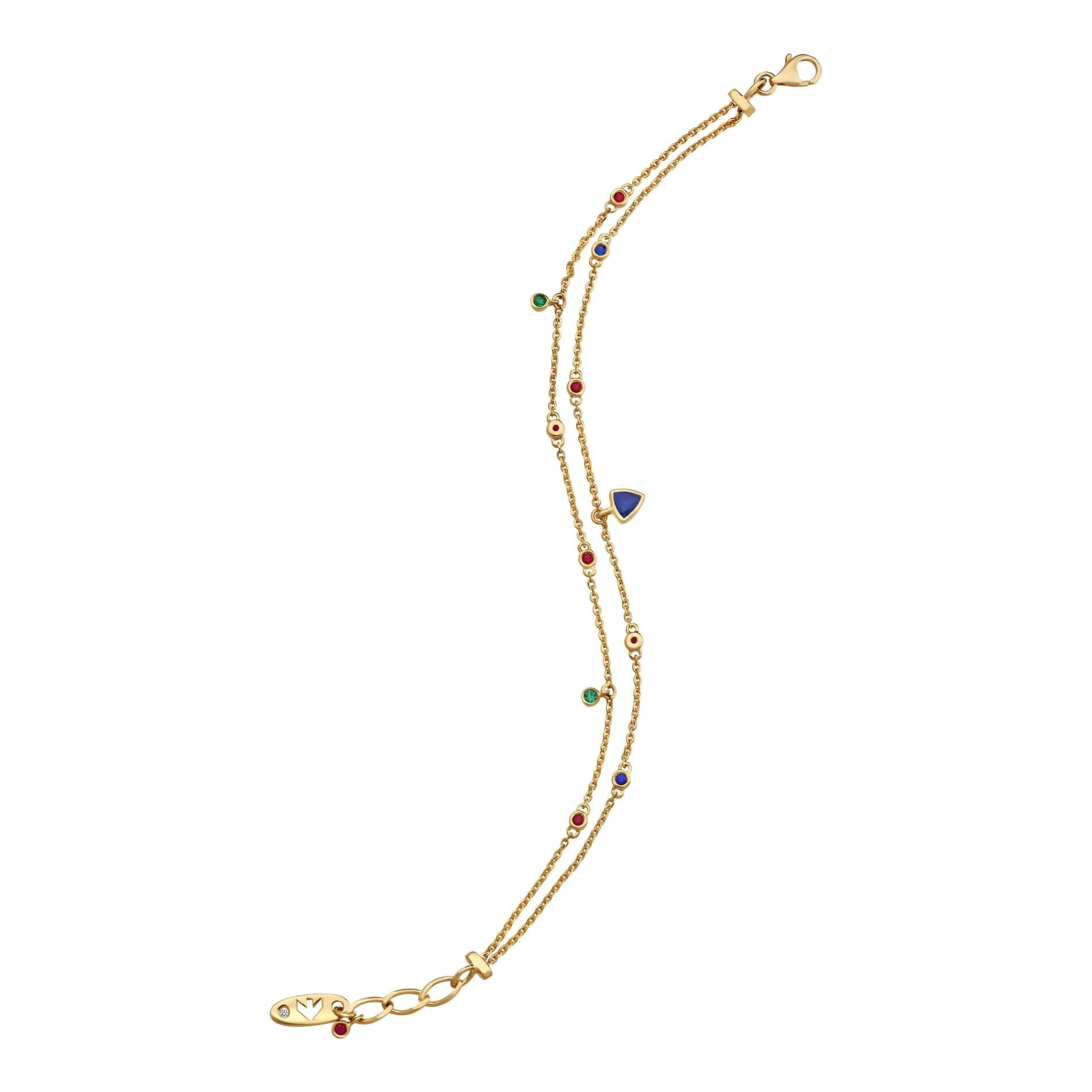 Aria Celeste Charm Bracelet - Zen Diamond India