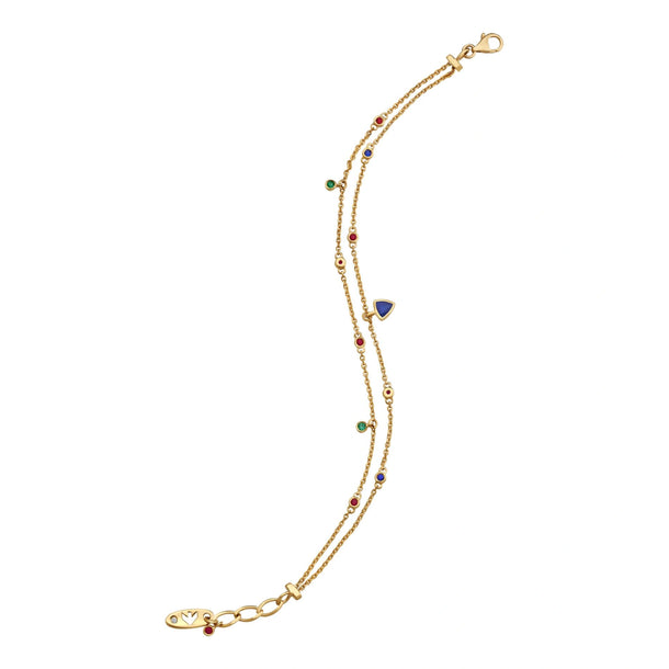 Aria Celeste Charm Bracelet - Zen Diamond India