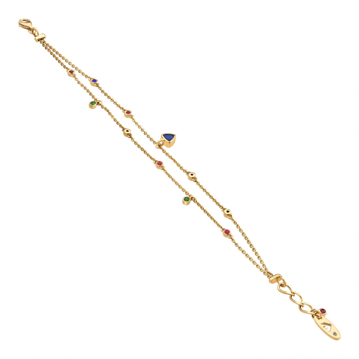 Aria Celeste Charm Bracelet - Zen Diamond India