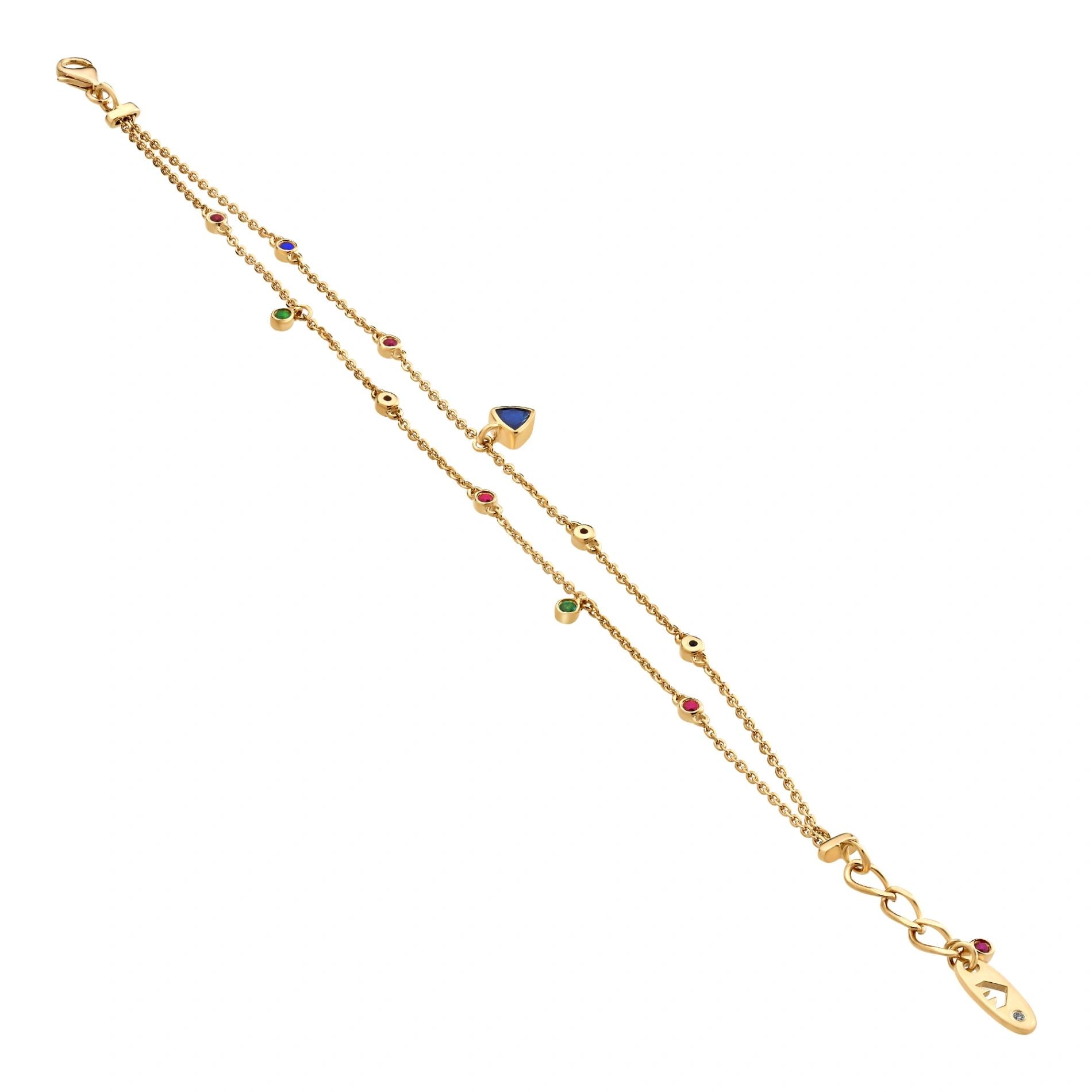 Aria Celeste Charm Bracelet - Zen Diamond India