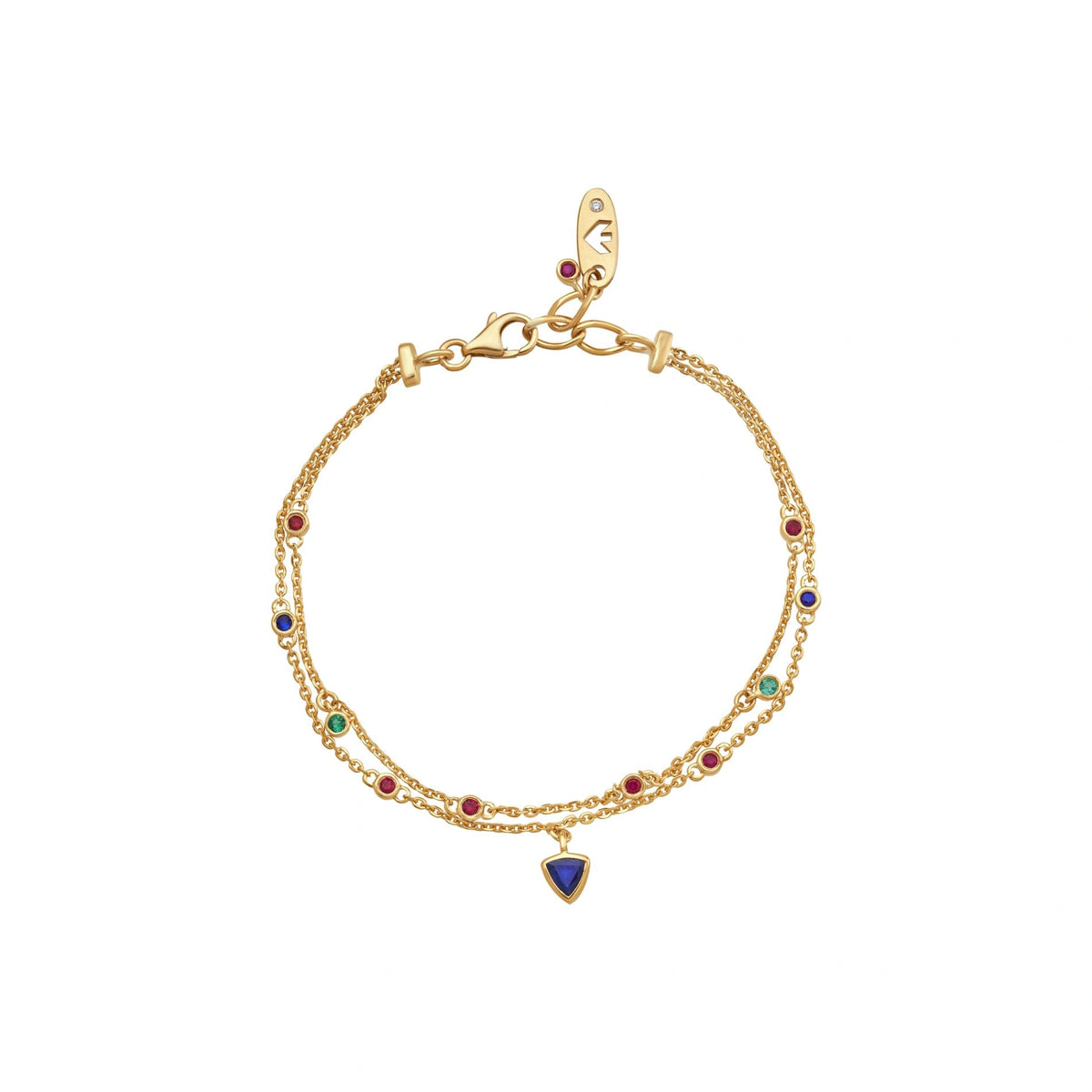 Aria Celeste Charm Bracelet - Zen Diamond India
