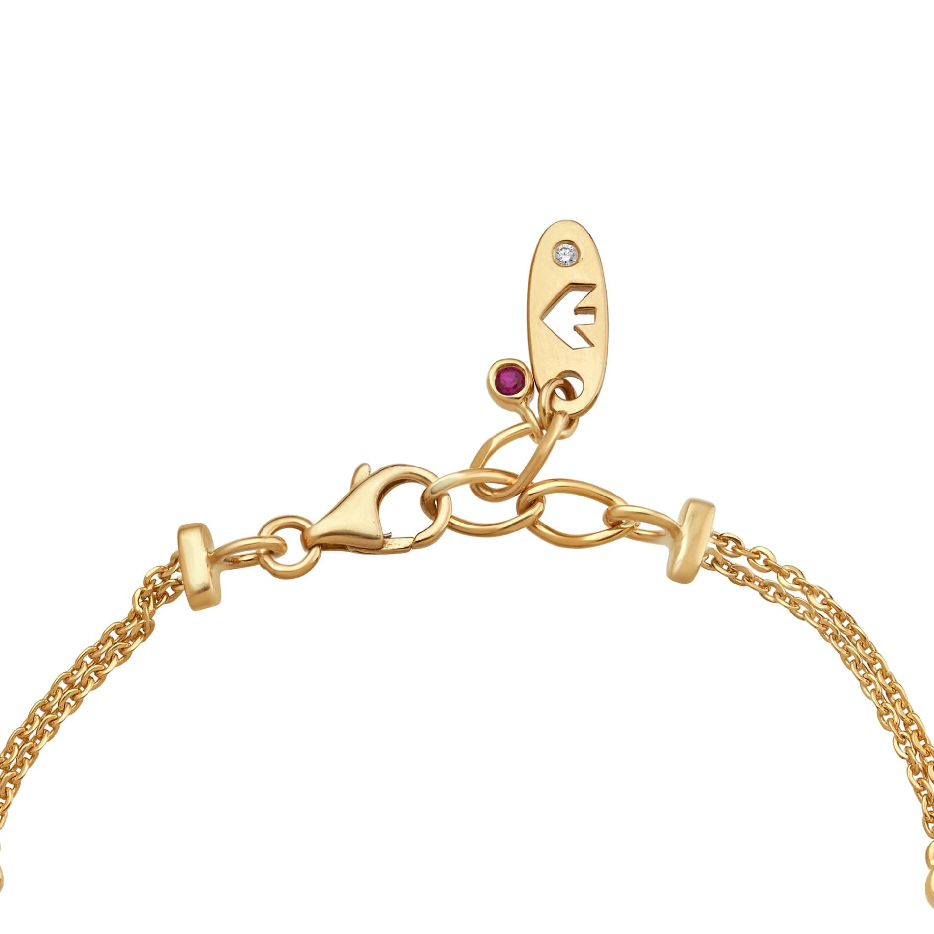 Aria Celeste Charm Bracelet - Zen Diamond India