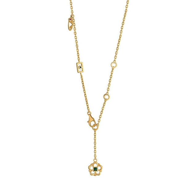 Aria Verdant Bloom Necklace - Zen Diamond India