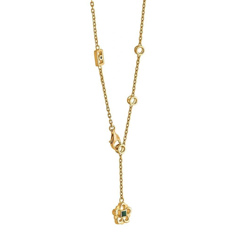 Aria Verdant Bloom Necklace - Zen Diamond India