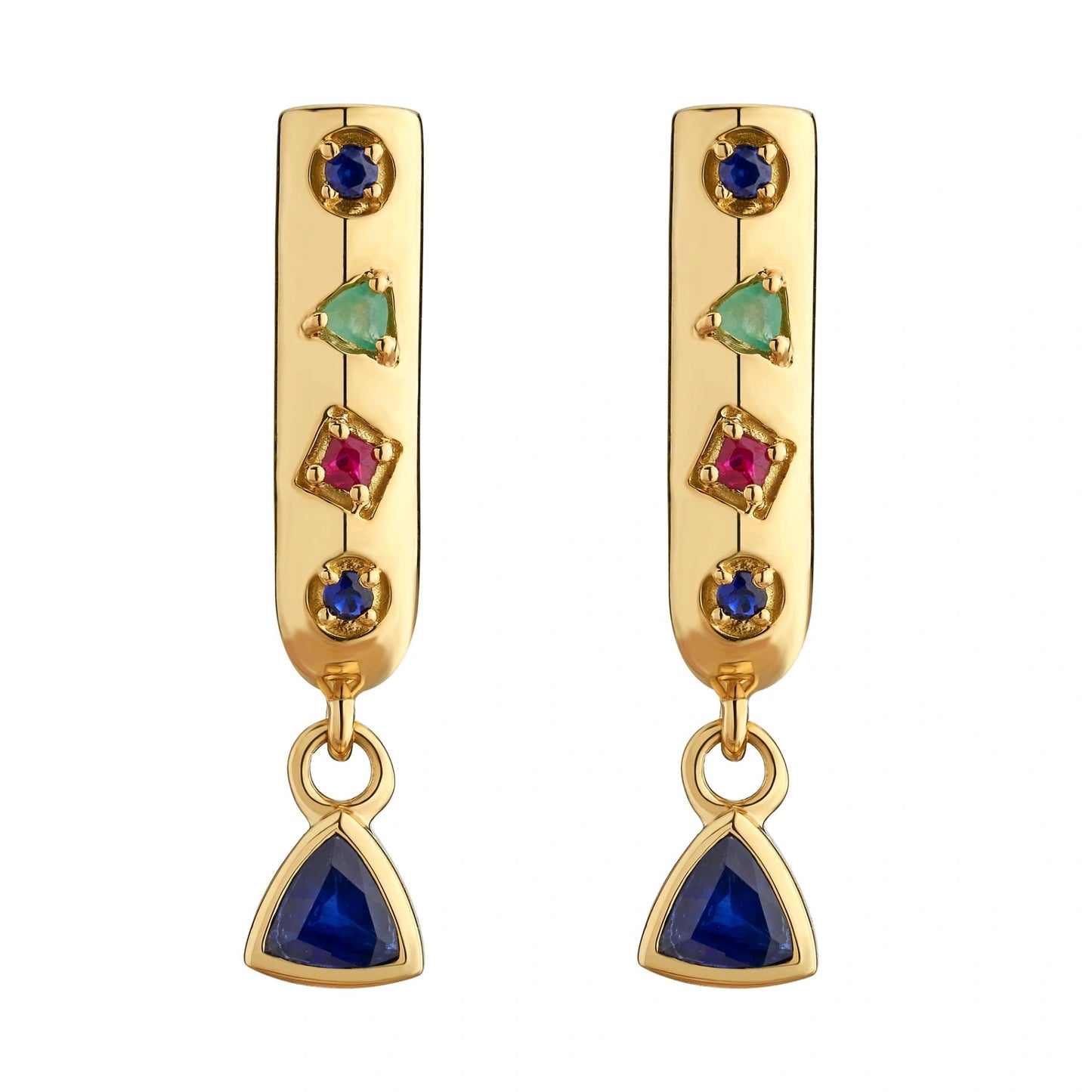 Aria Prism Totems Earrings - Zen Diamond India