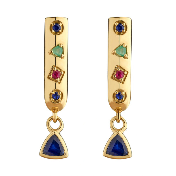 Aria Prism Totems Earrings - Zen Diamond India
