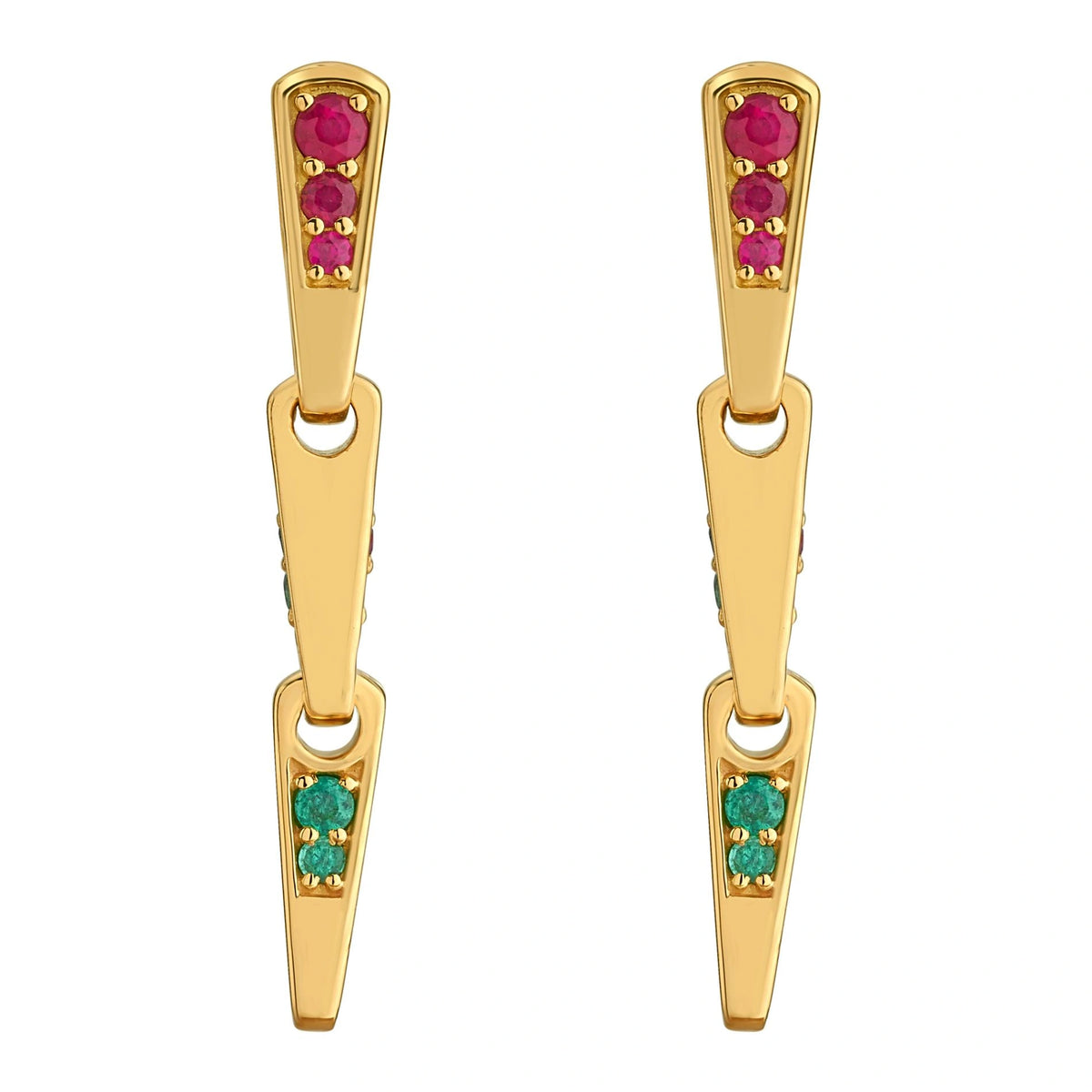 Aria Scarlet Taper Drops - Zen Diamond India