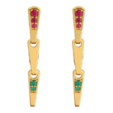 Aria Scarlet Taper Drops - Zen Diamond India