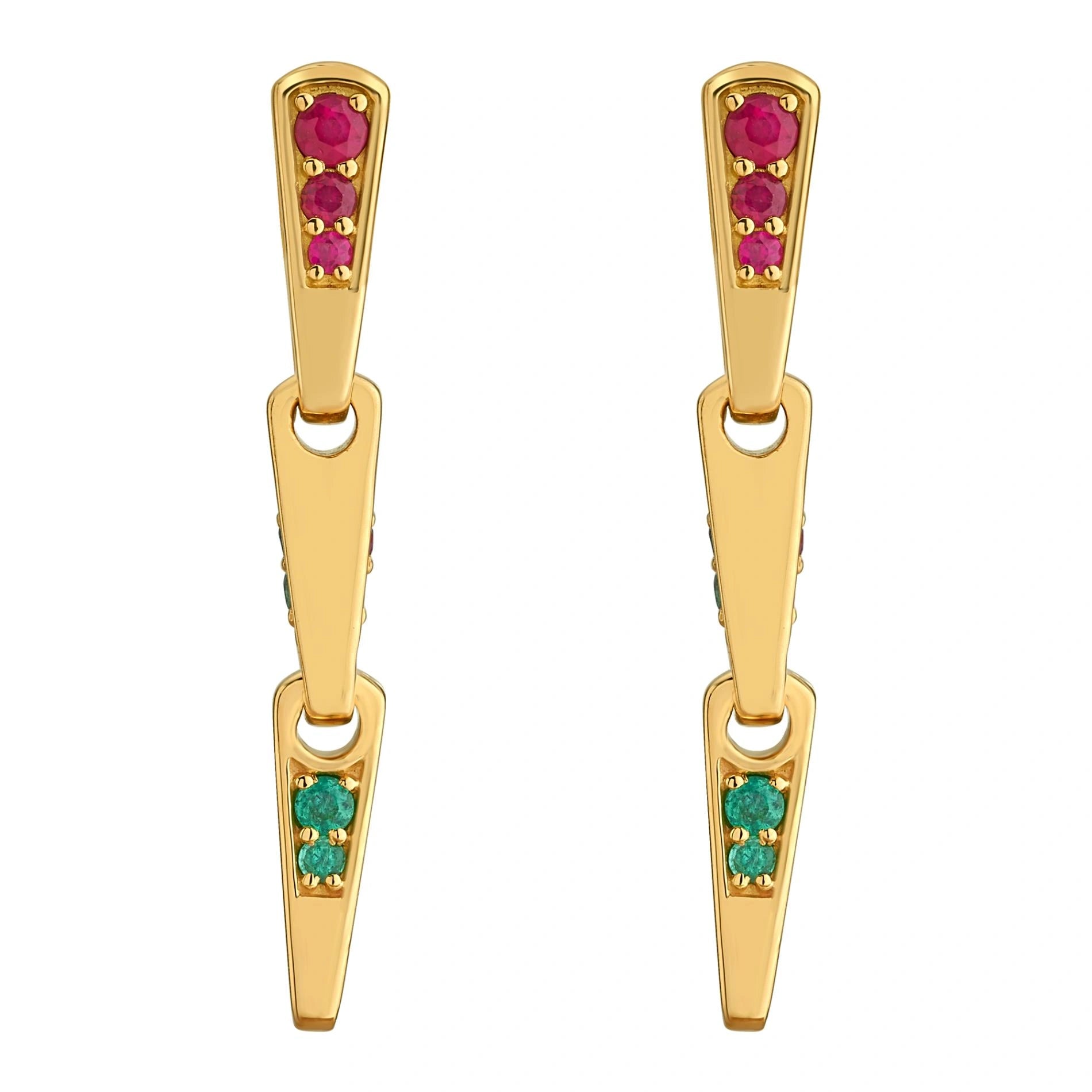 Aria Scarlet Taper Drops - Zen Diamond India