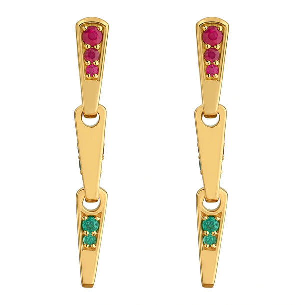 Aria Scarlet Taper Drops - Zen Diamond India