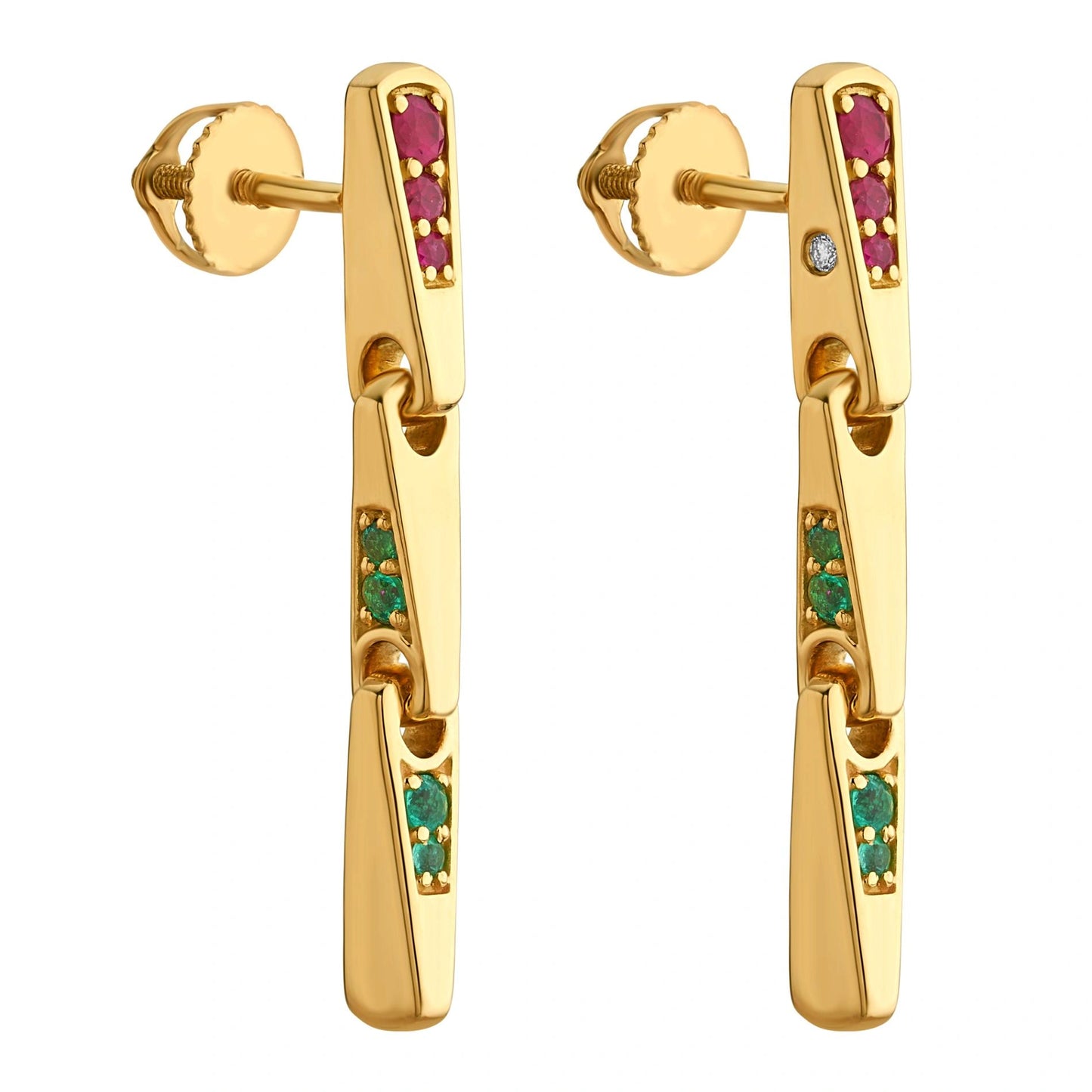 Aria Scarlet Taper Drops - Zen Diamond India