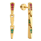 Aria Scarlet Taper Drops - Zen Diamond India