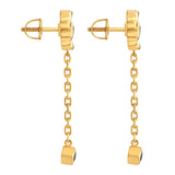 Aria Floral Cascade Drops - Zen Diamond India