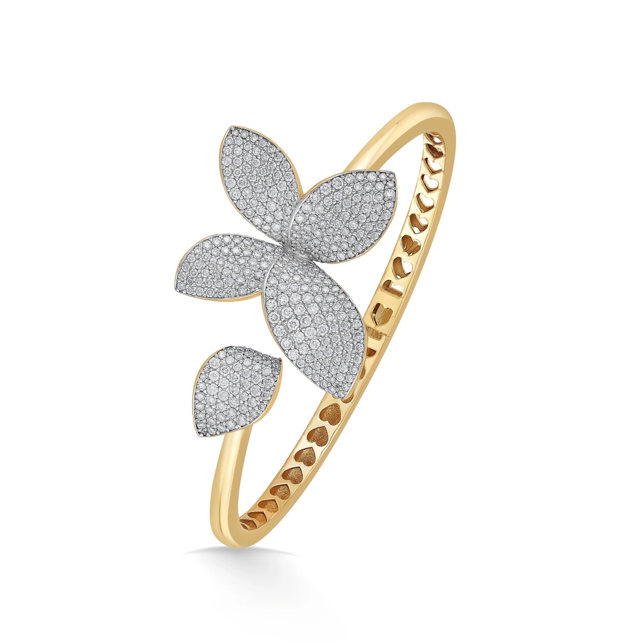 Bloom Petal Radiance Bracelet - Zen Diamond India