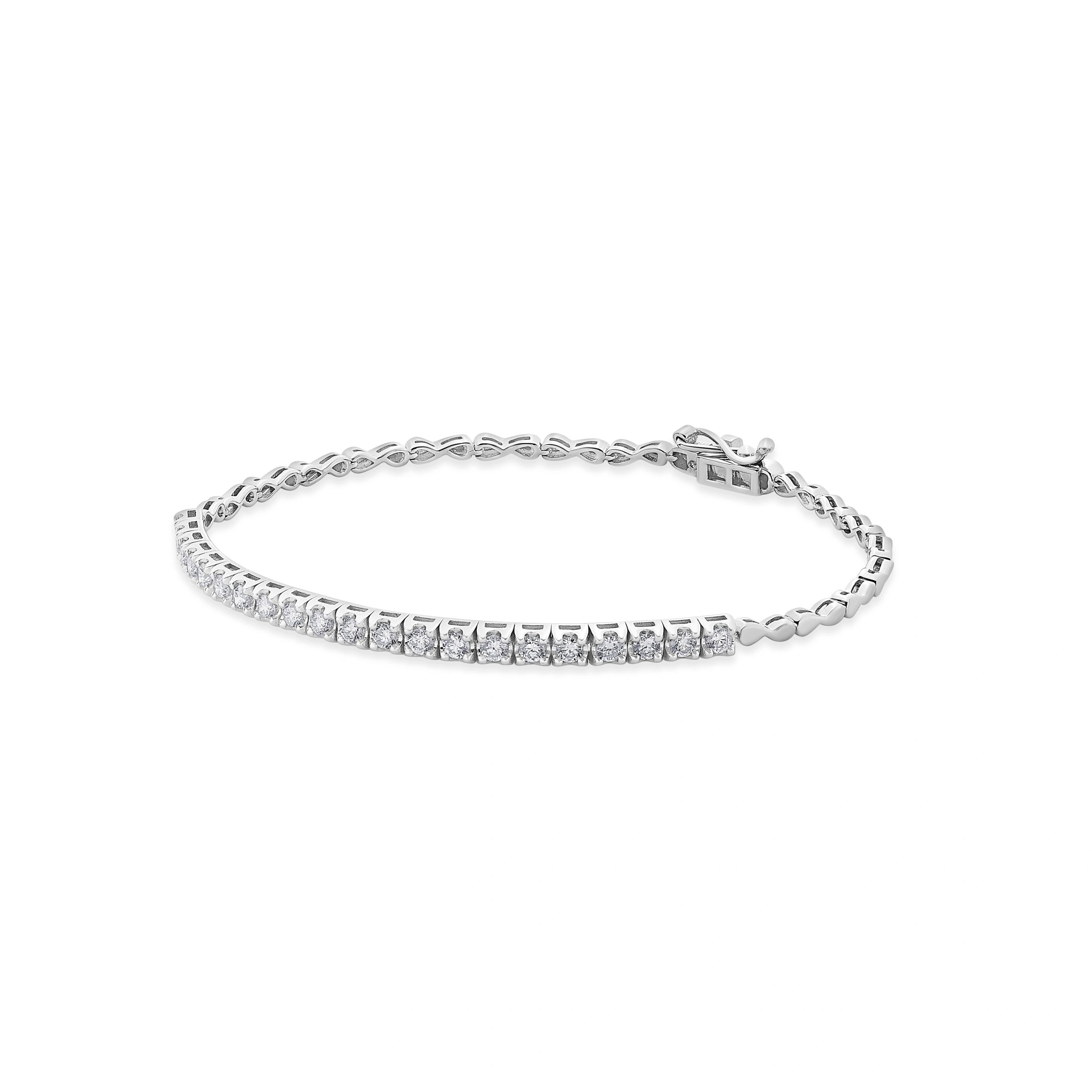 Solitaire Eternal Frost Bracelet - Zen Diamond India