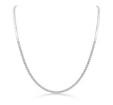 Solitaire Diamond Whisper Line Necklace - Zen Diamond India