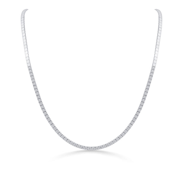 Solitaire Diamond Whisper Line Necklace - Zen Diamond India