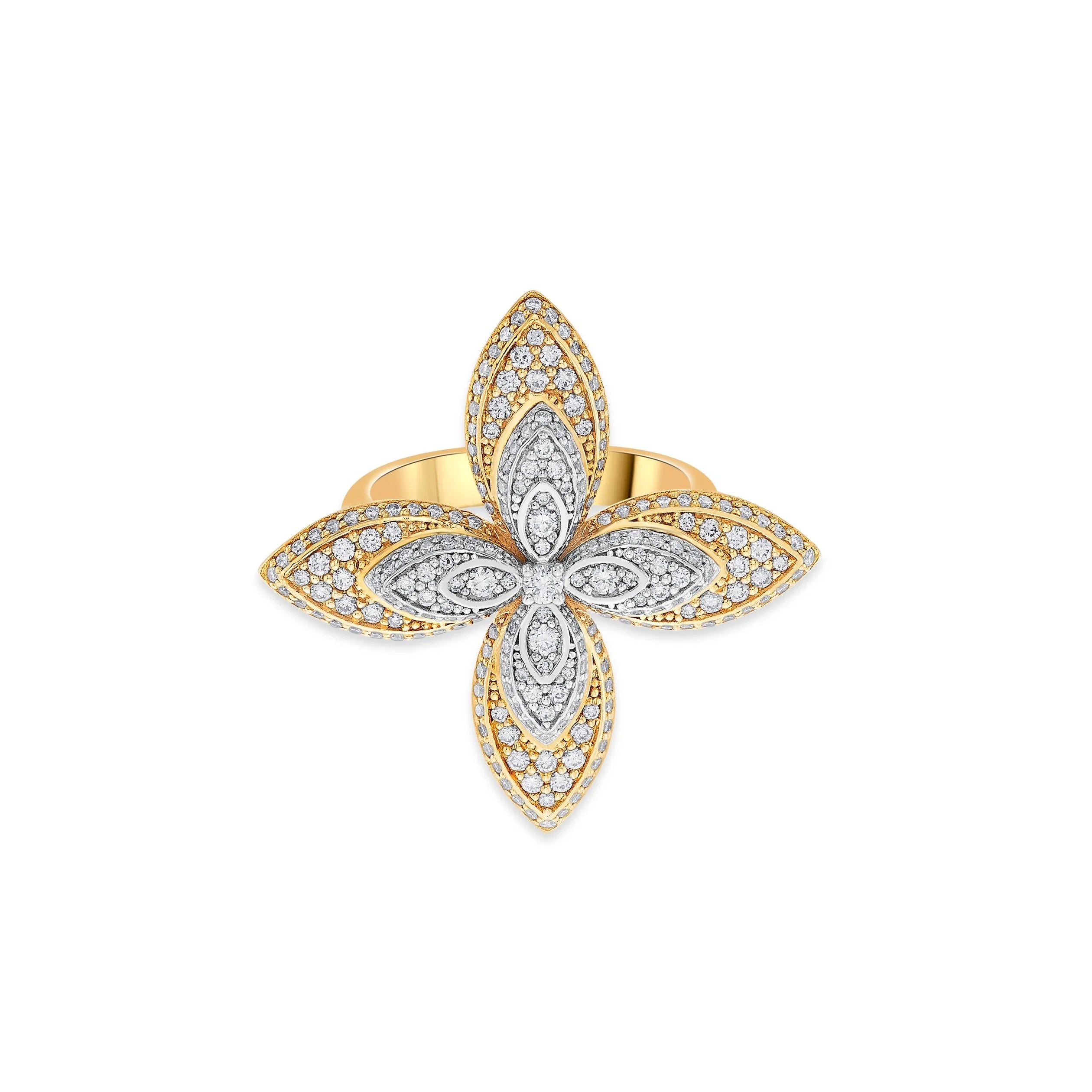 Bloom Royale Diamond Ring - Zen Diamond India