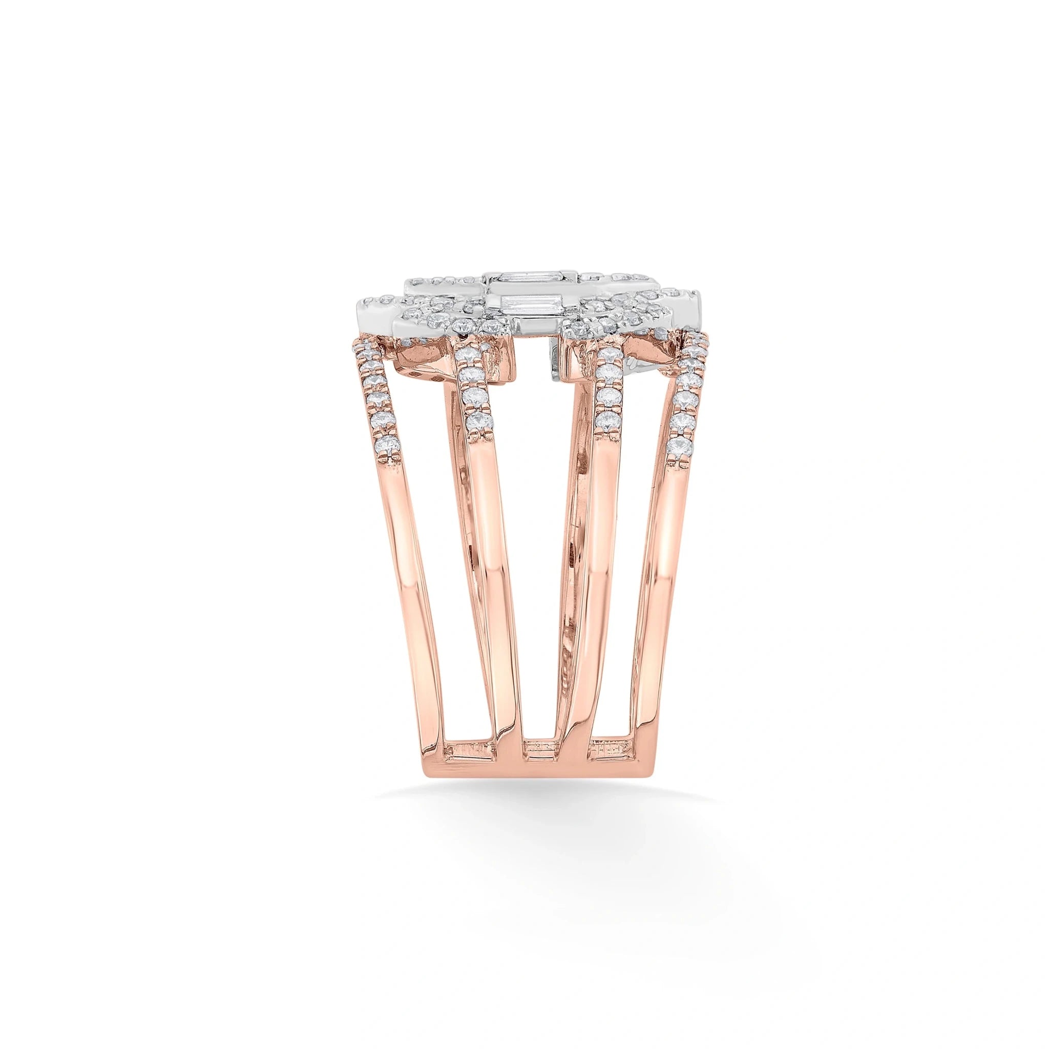 Enchante Royal Diamond Citadel Stacker Ring - Zen Diamond India