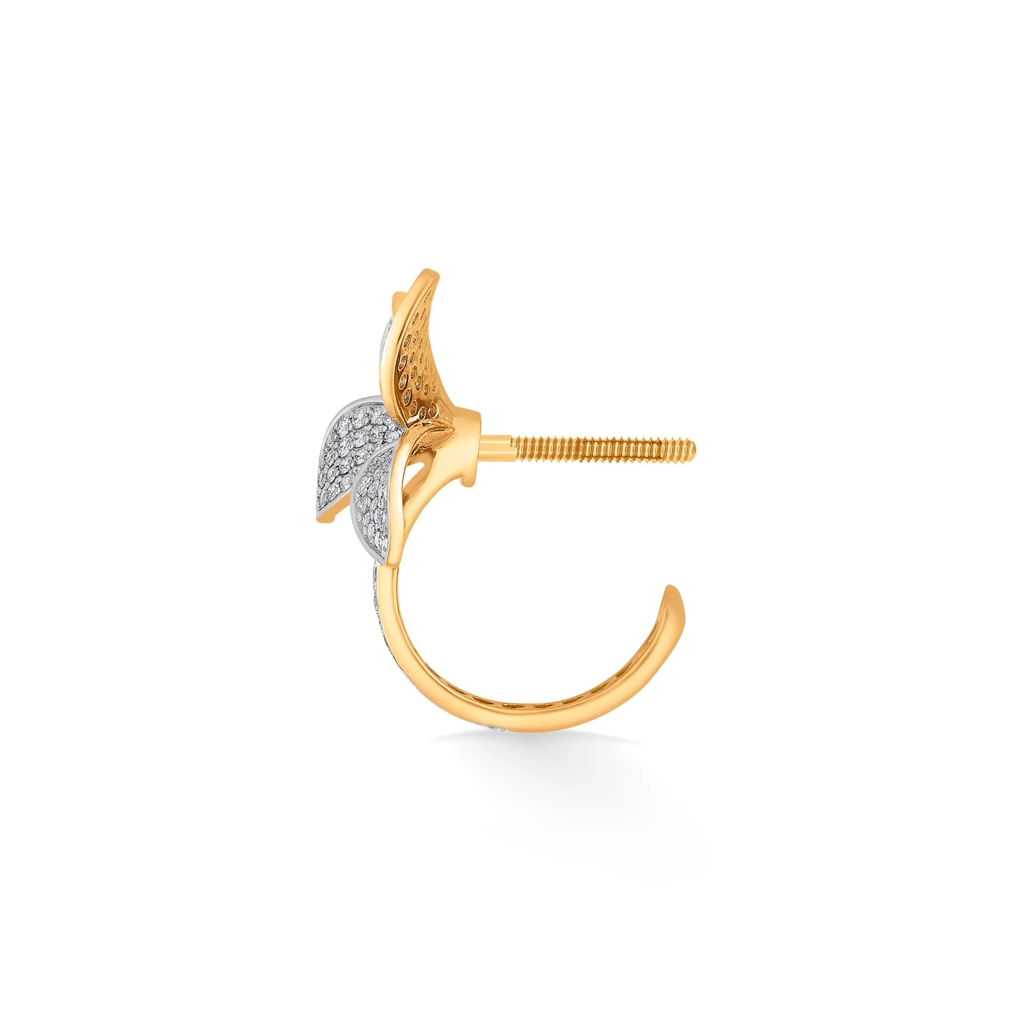 Bloom Radiant Diamond Earrings - Zen Diamond India