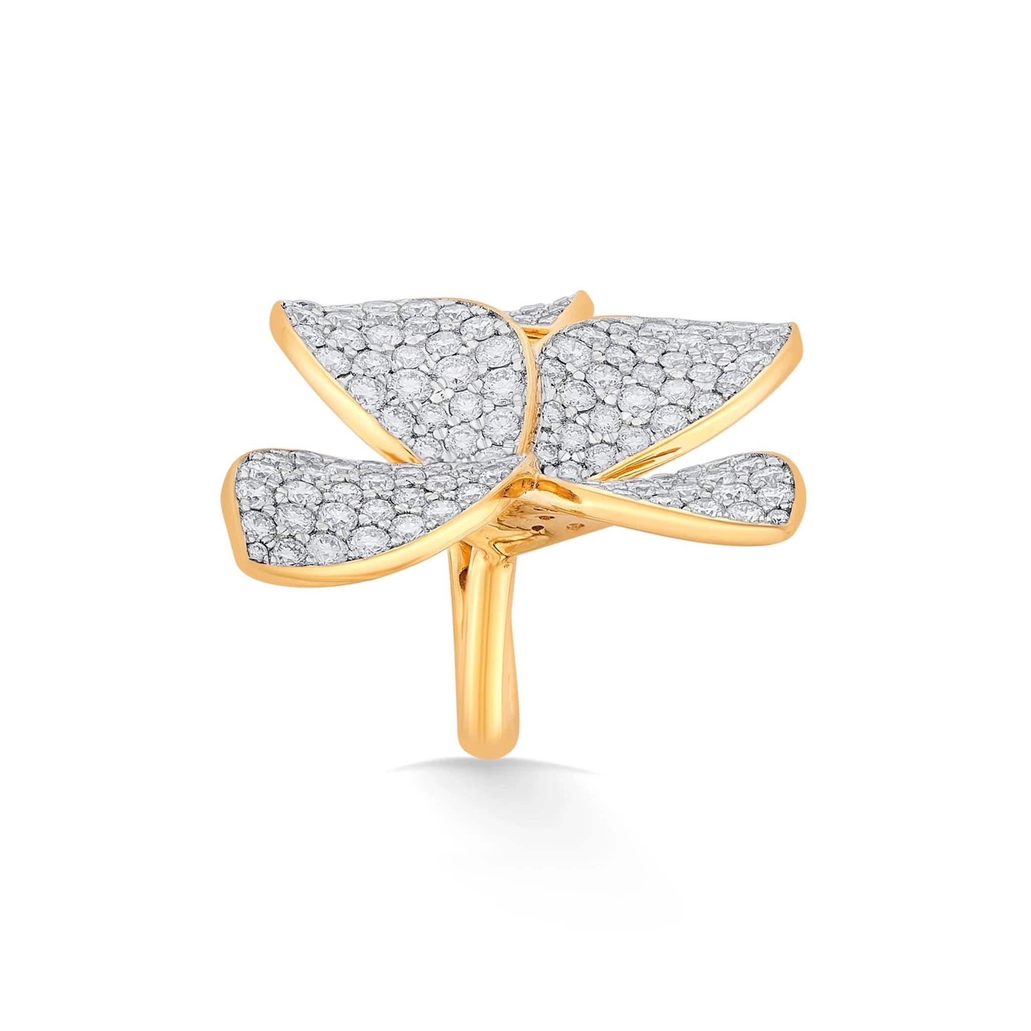 Bloom Imperial Petal Glow Ring - Zen Diamond India