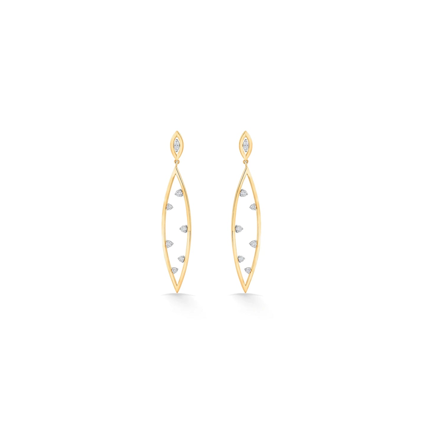 Soirée Sleek Luxe Diamond Drops - Zen Diamond India