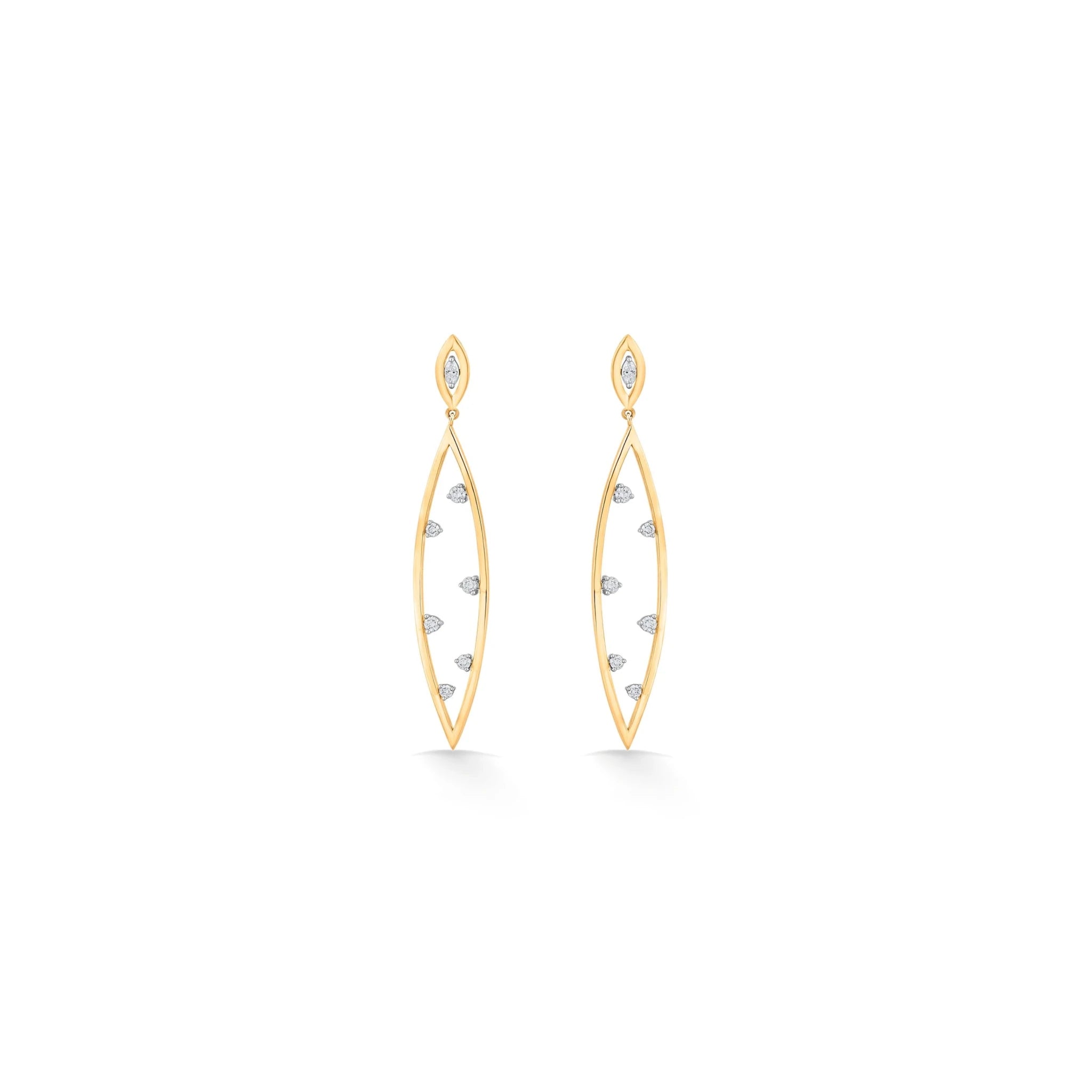 Soirée Sleek Luxe Diamond Drops - Zen Diamond India