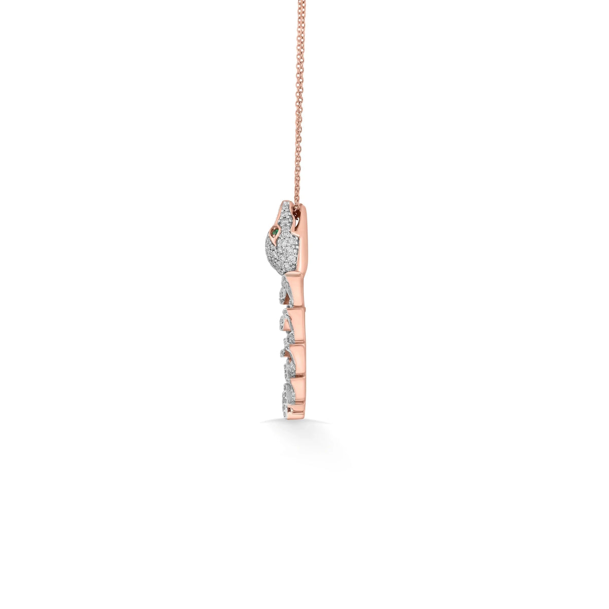 Enchante Serpentine Dazzle Pendant - Zen Diamond India