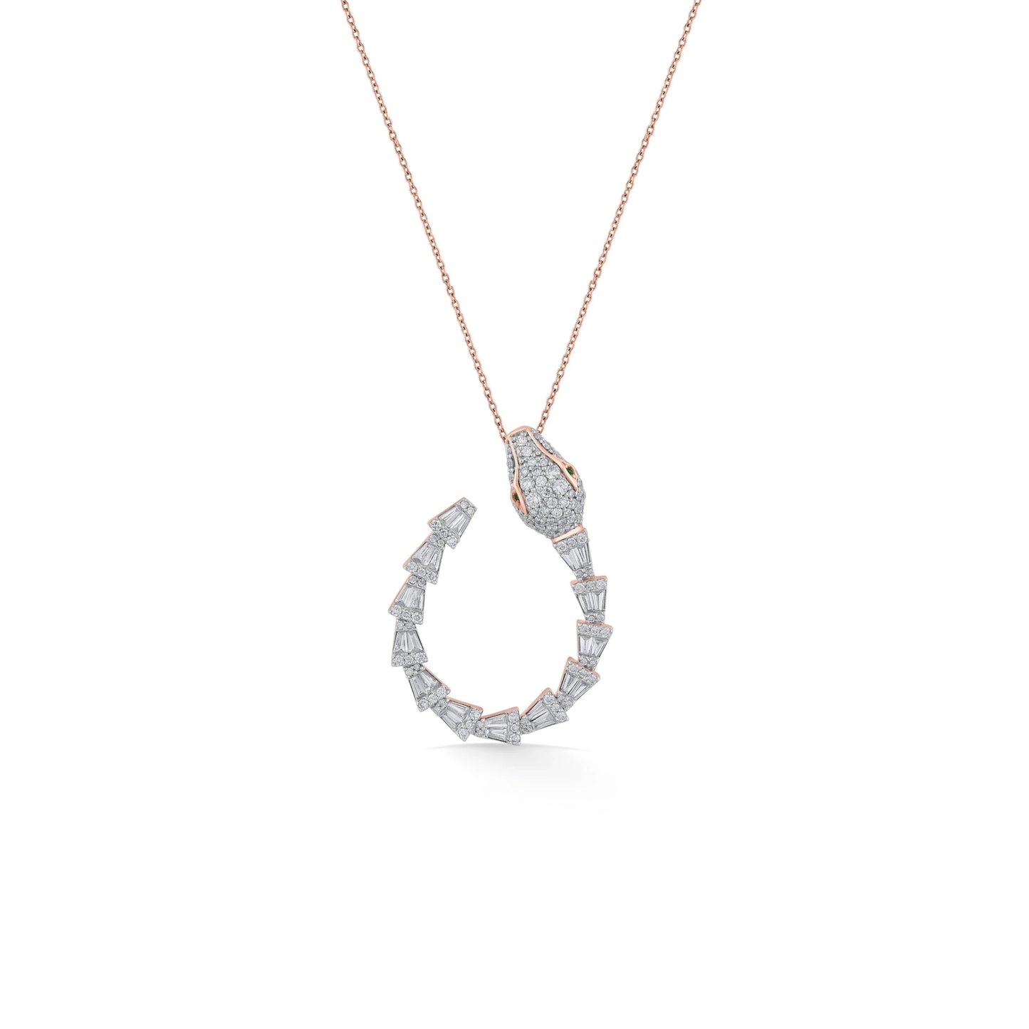 Enchante Serpentine Dazzle Pendant - Zen Diamond India