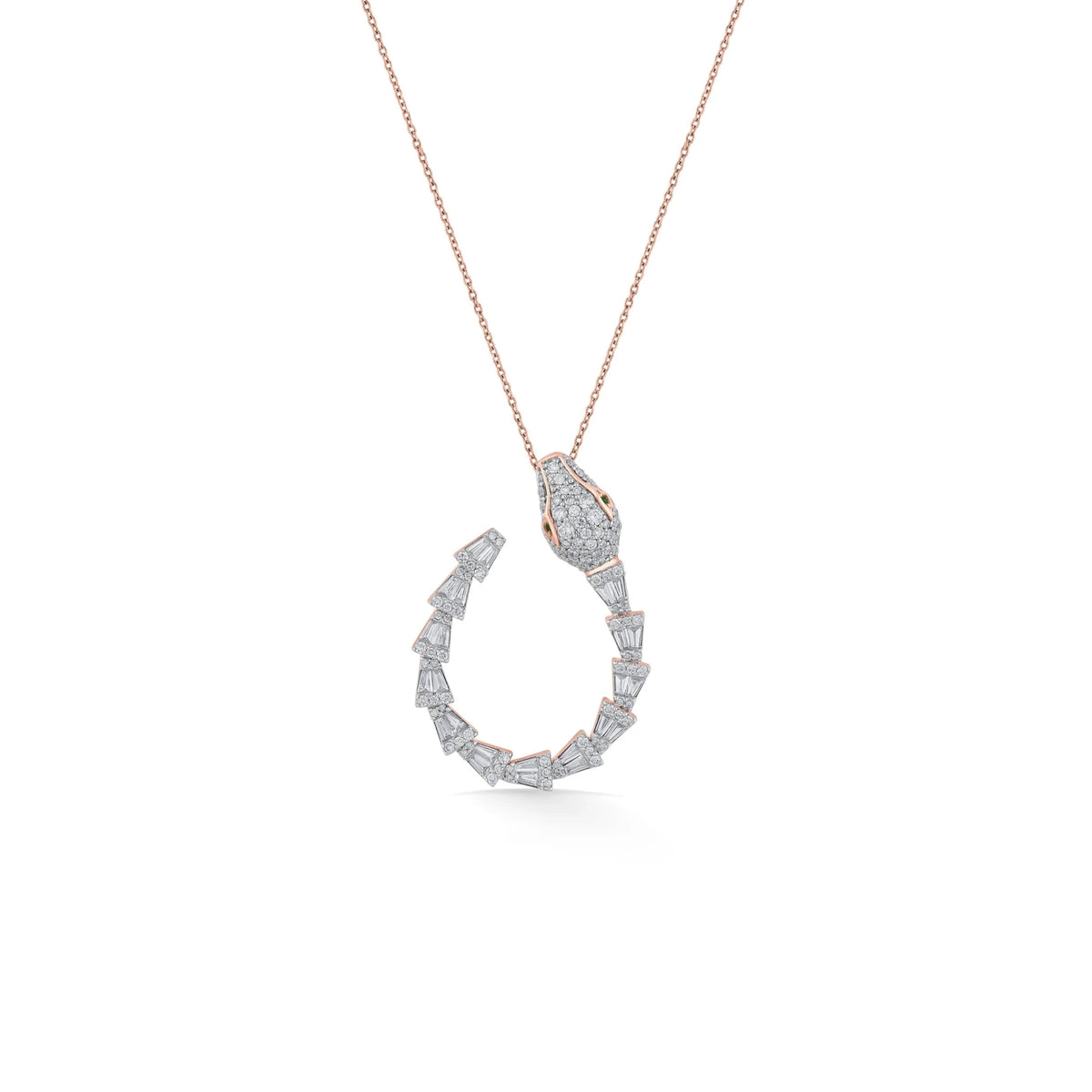 Enchante Serpentine Dazzle Pendant - Zen Diamond India