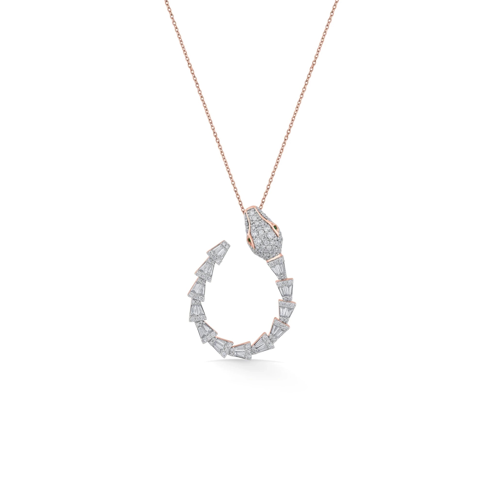 Enchante Serpentine Dazzle Pendant - Zen Diamond India