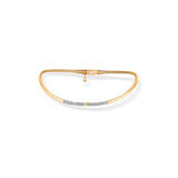 Soiree Sleek Curve Diamond Choker - Zen Diamond India