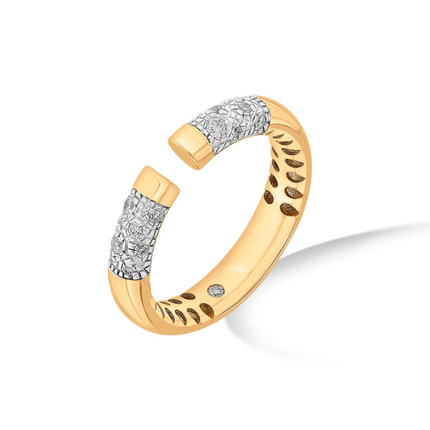 Soiree Textura Shine Statement Ring - Zen Diamond India