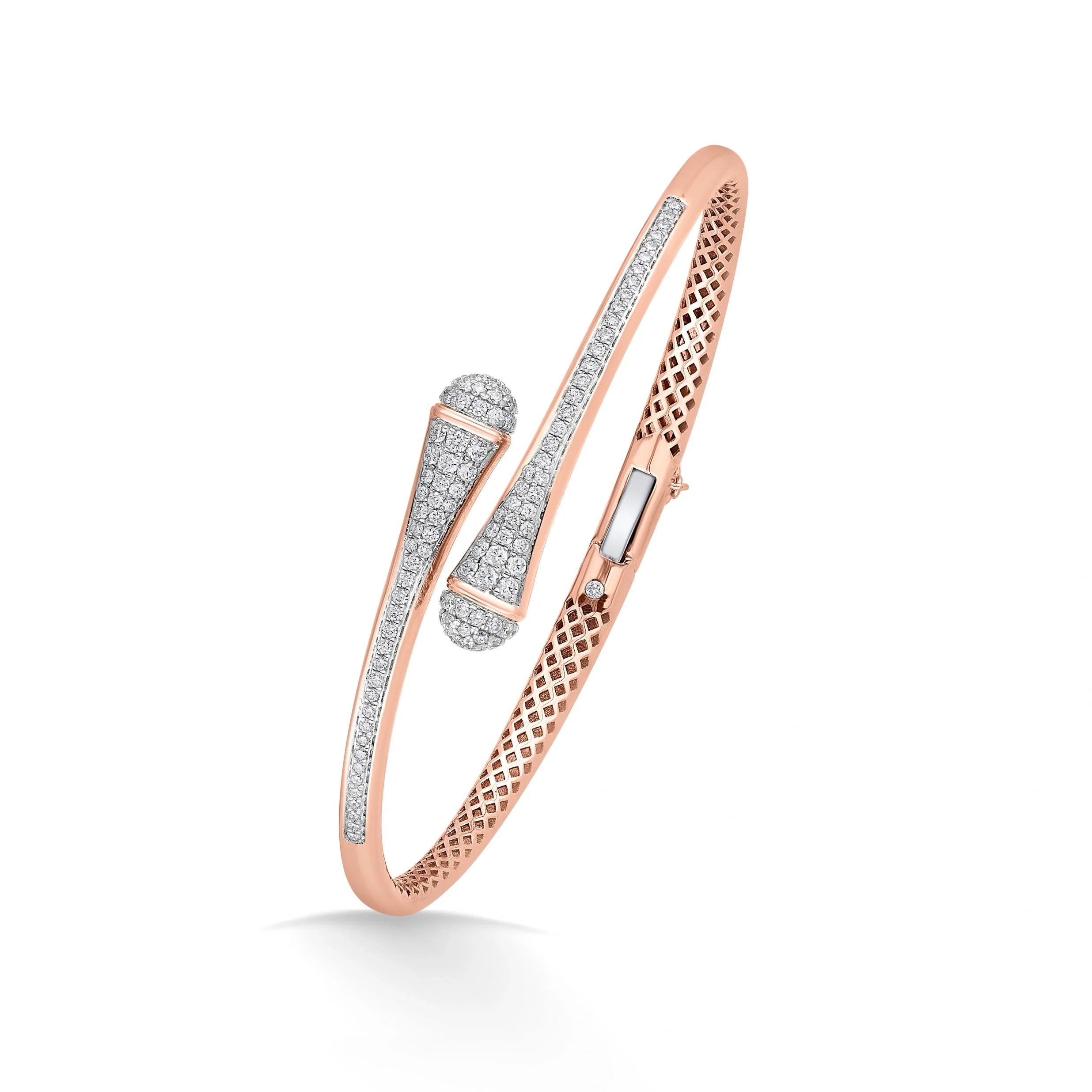 Soiree Apex Glimmer Arrow Bangle - Zen Diamond India