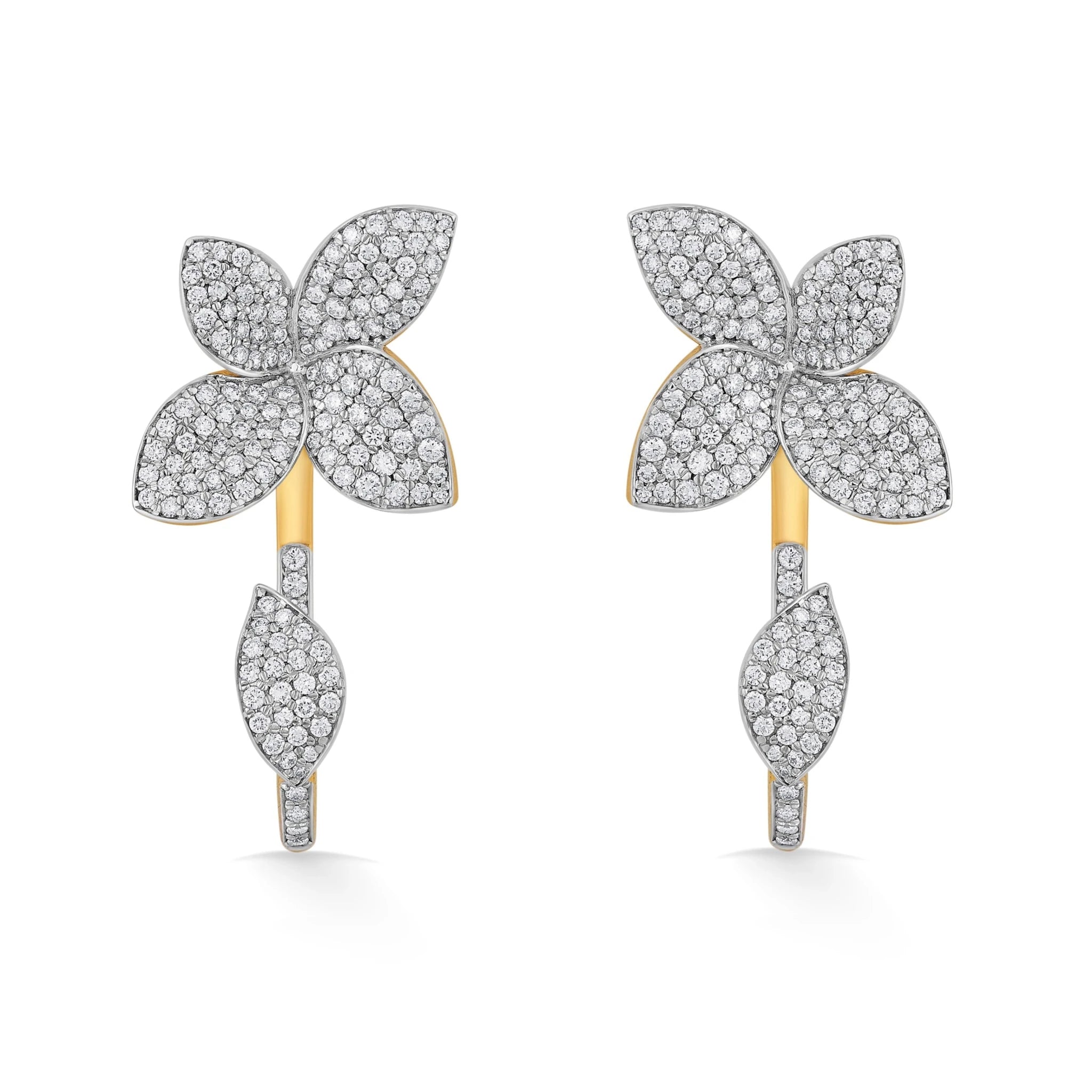 Bloom Trail Earrings - Zen Diamond India