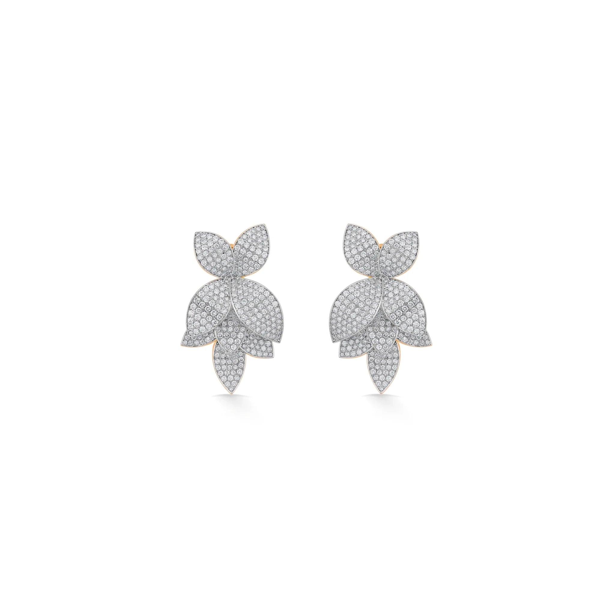 Bloom Cascading Bloom Earrings - Zen Diamond India