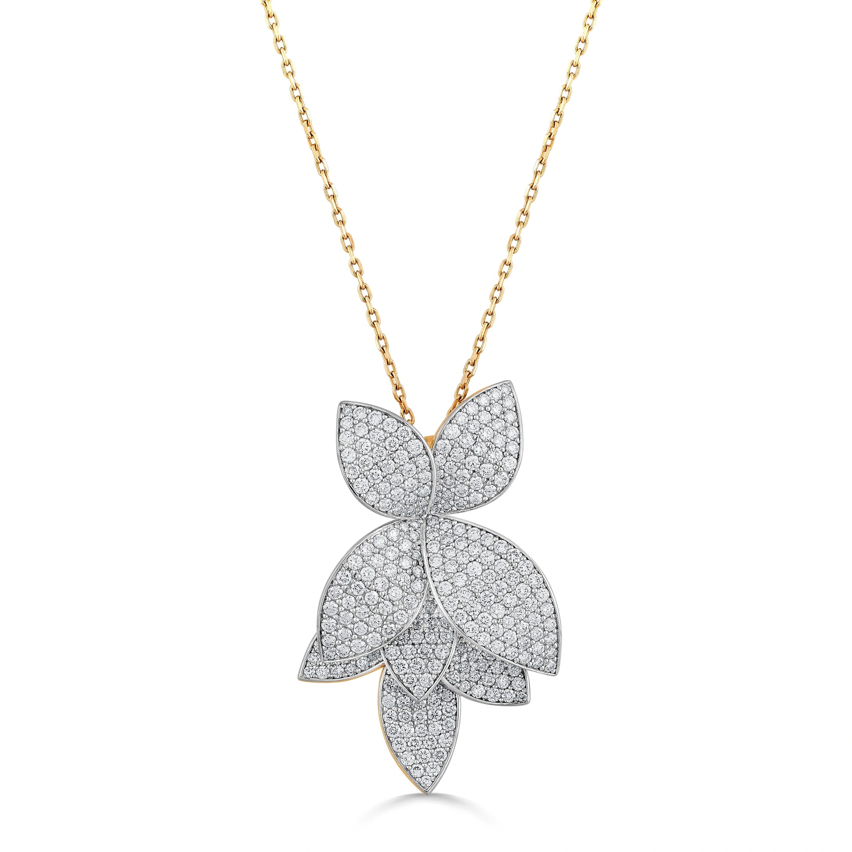 Bloom Royale Diamond Pendant - Zen Diamond India