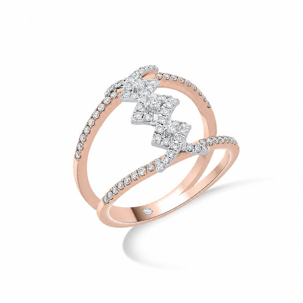 Enchante Floating Diamond Trio Ring